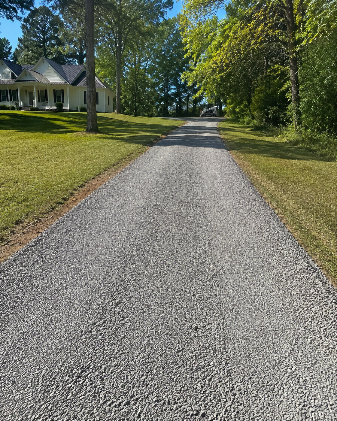 Illustrative view of finished aggregate grading
